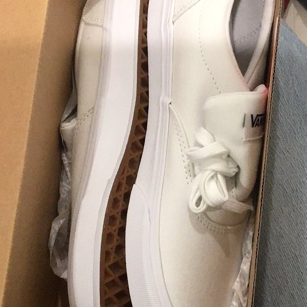 White on White Doheny Vans